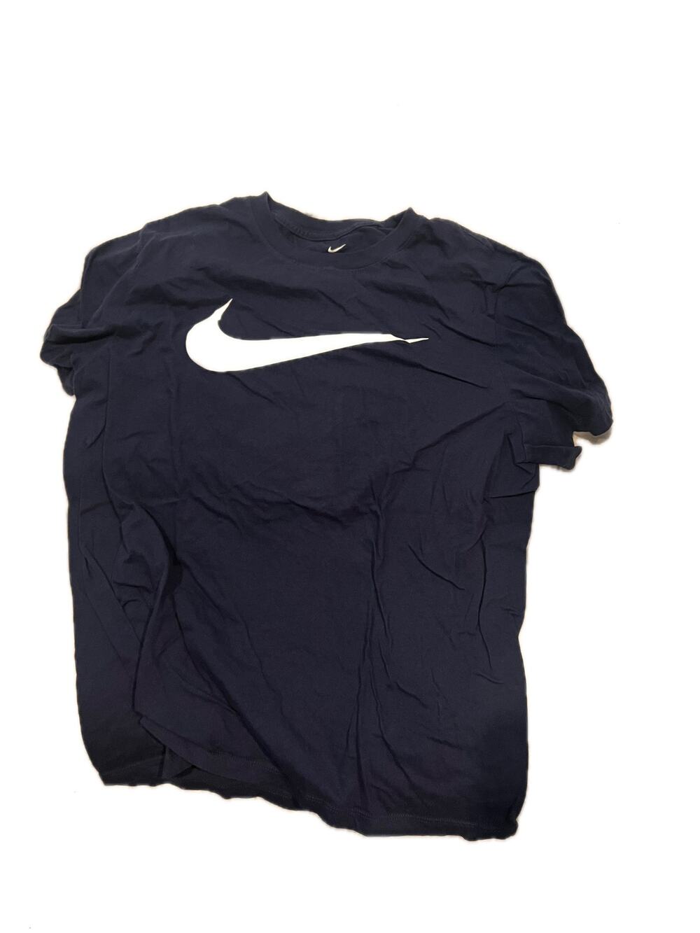 The Nike Tee Black Swoosh Mens Large